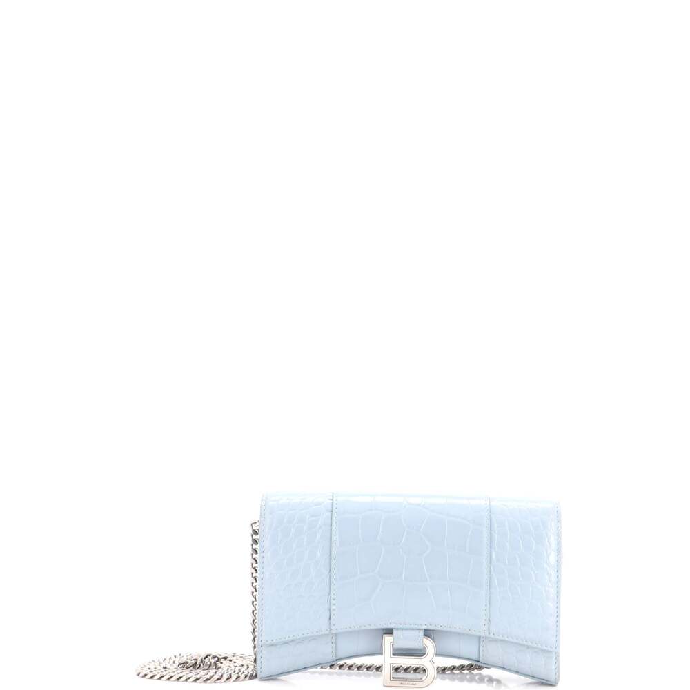 Balenciaga Hourglass Chain Wallet #337077B11B